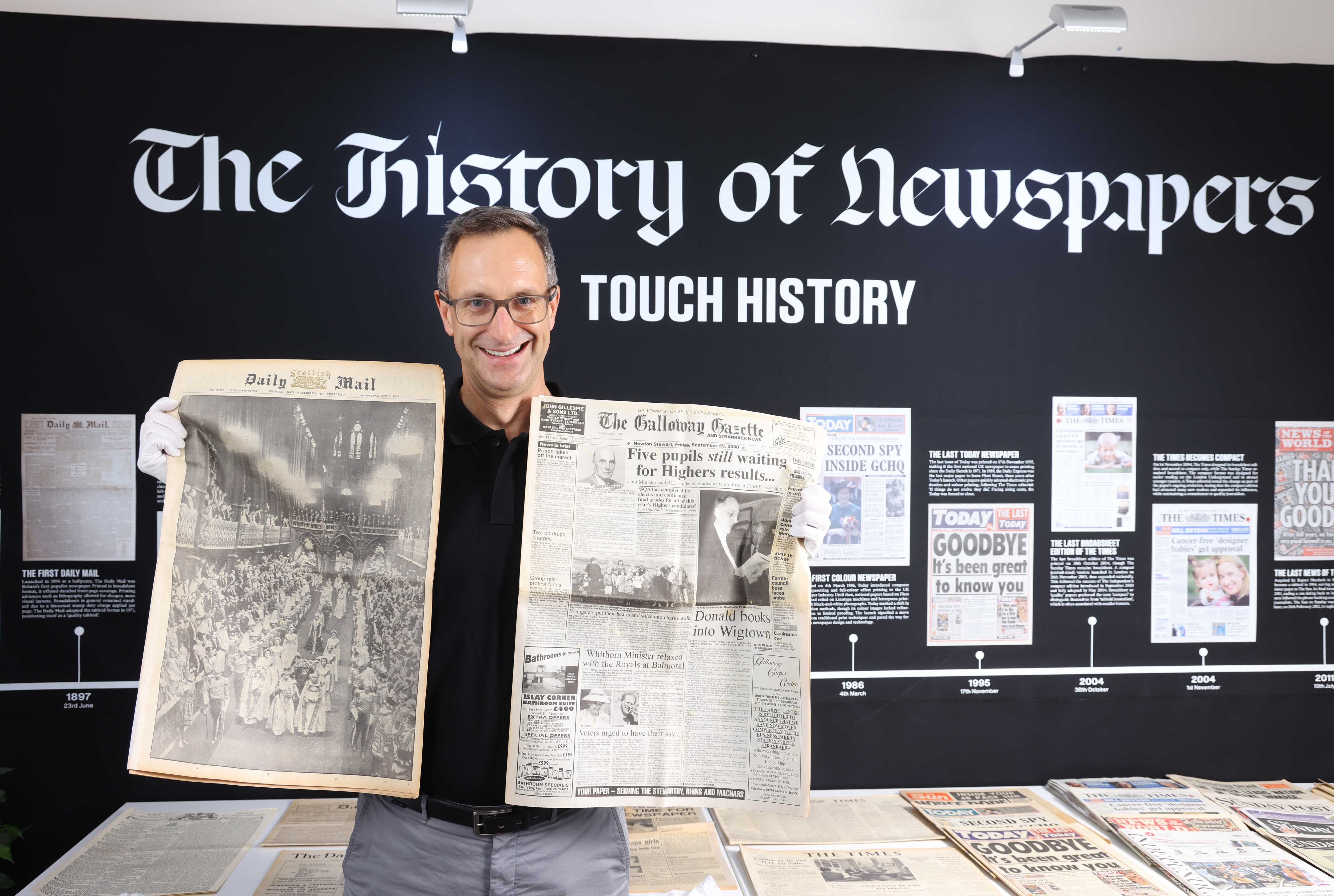 FREE Historic Newspapers Exhibition at Wigtown Book Festival MED RES 09