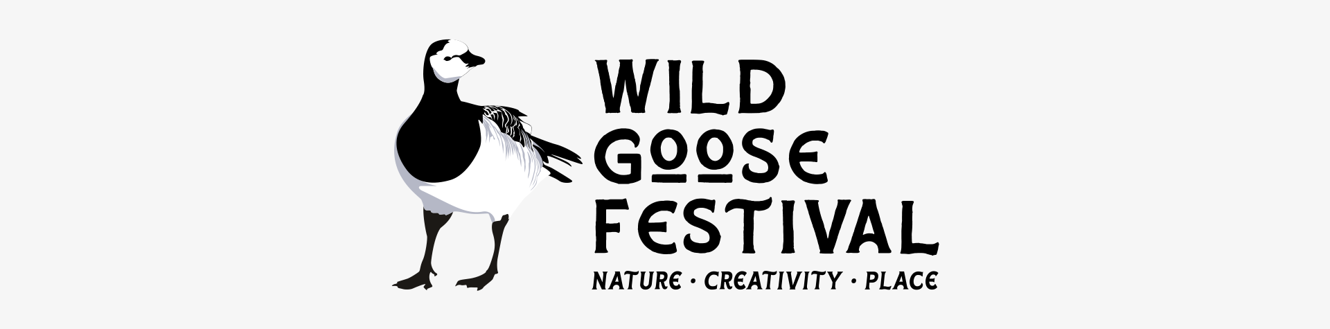 Graphic poster for the 'Wild Goose Festival'.