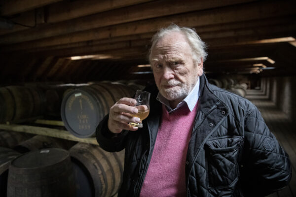 Portrait of actor James Cosmo in Annandale Whisky Distillery