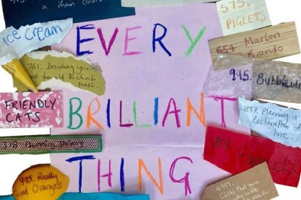 Poster for 'Every Brilliant Thing'.